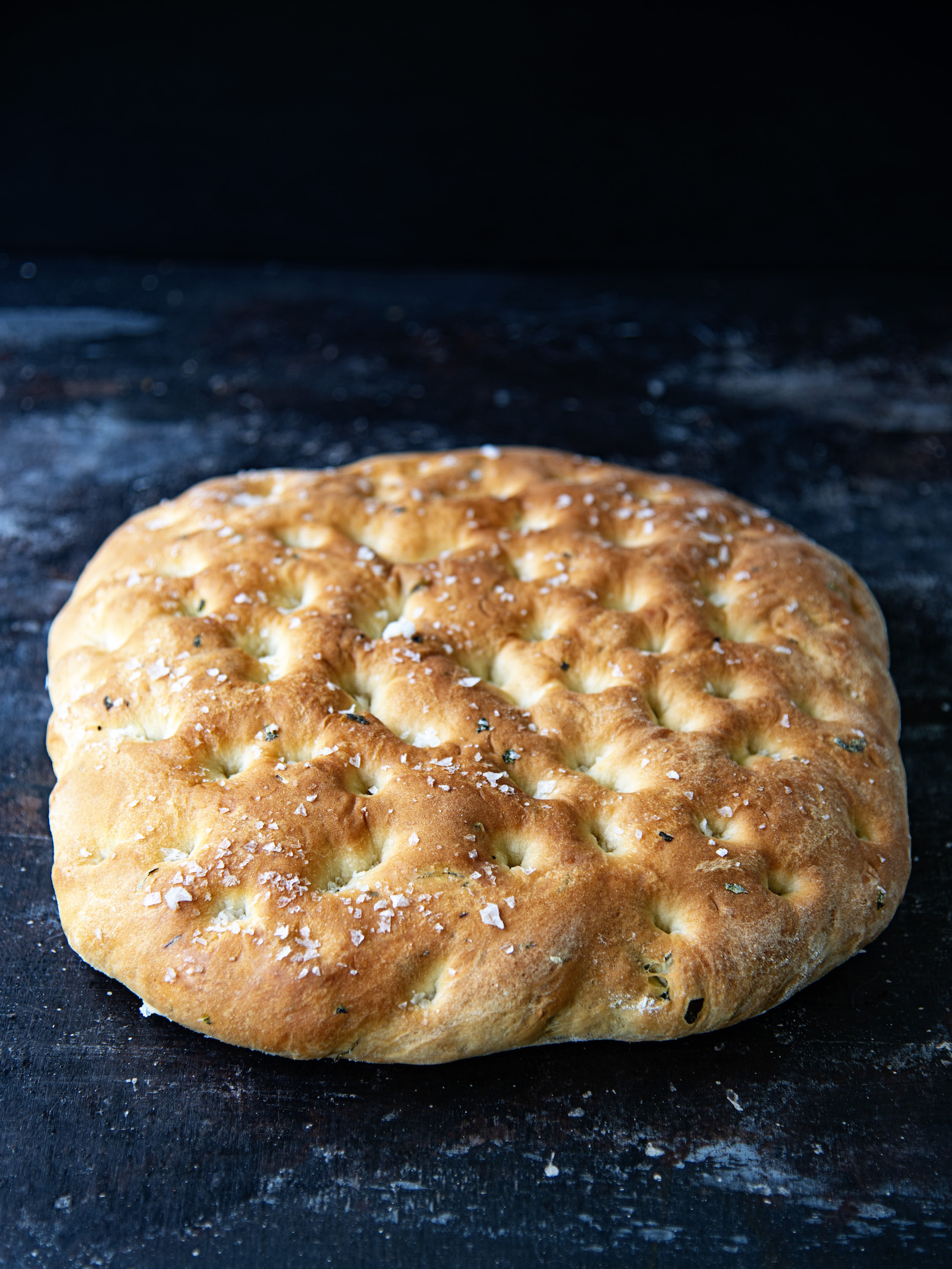 Basil Sea Salt Focaccia Bread