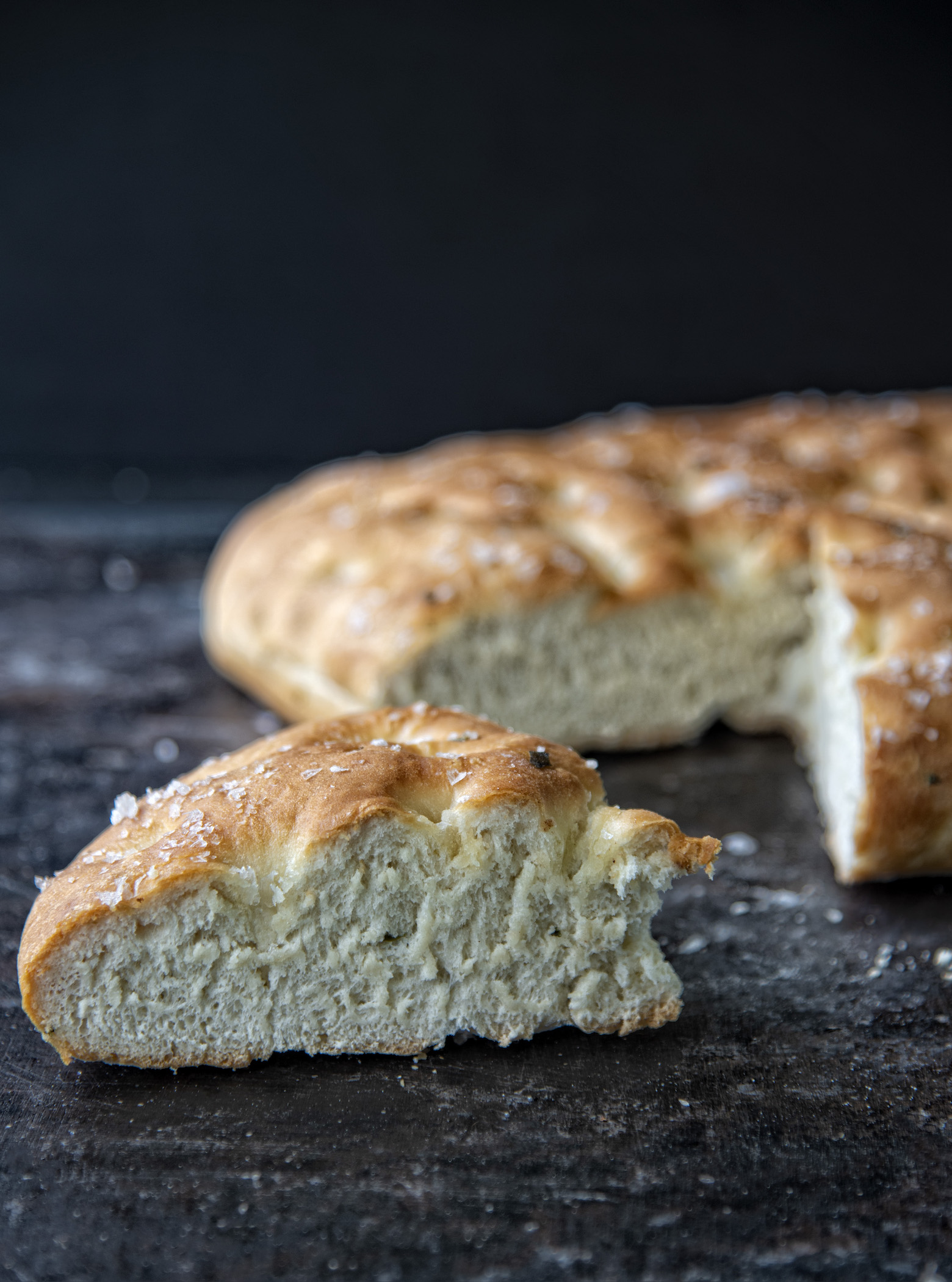 Basil Sea Salt Focaccia Bread