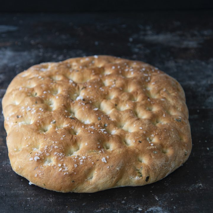 Basil Sea Salt Focaccia Bread