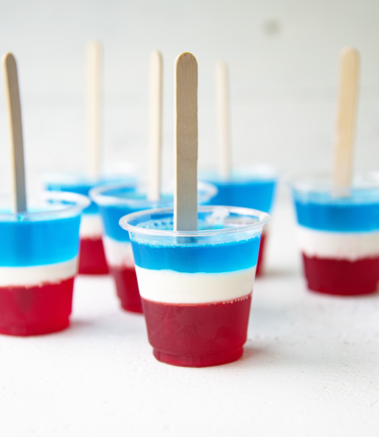 Bomb Pop Jell-O Shots 