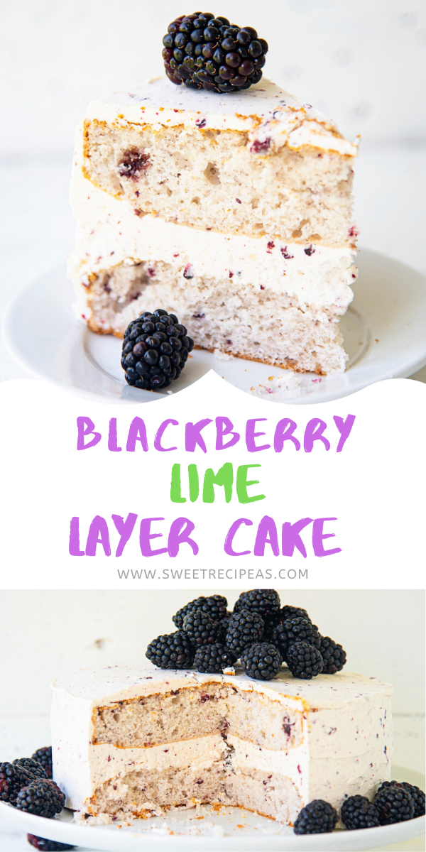 Blackberry Lime Layer Cake 