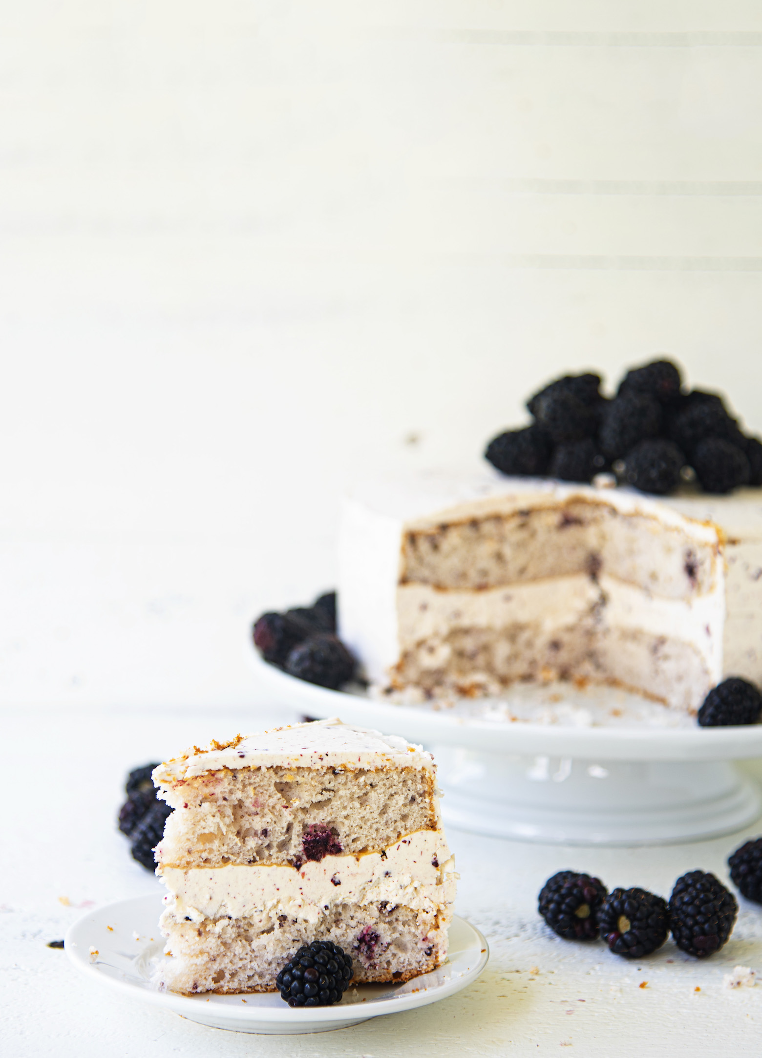 Blackberry Lime Layer Cake