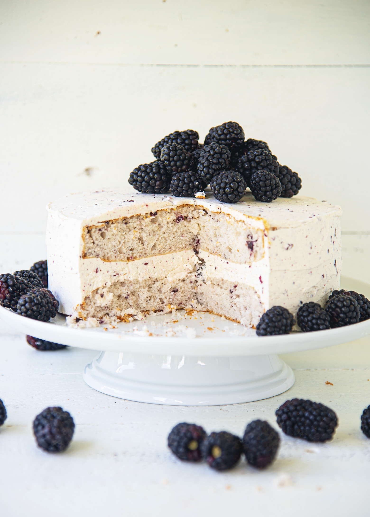 Blackberry Lime Layer Cake