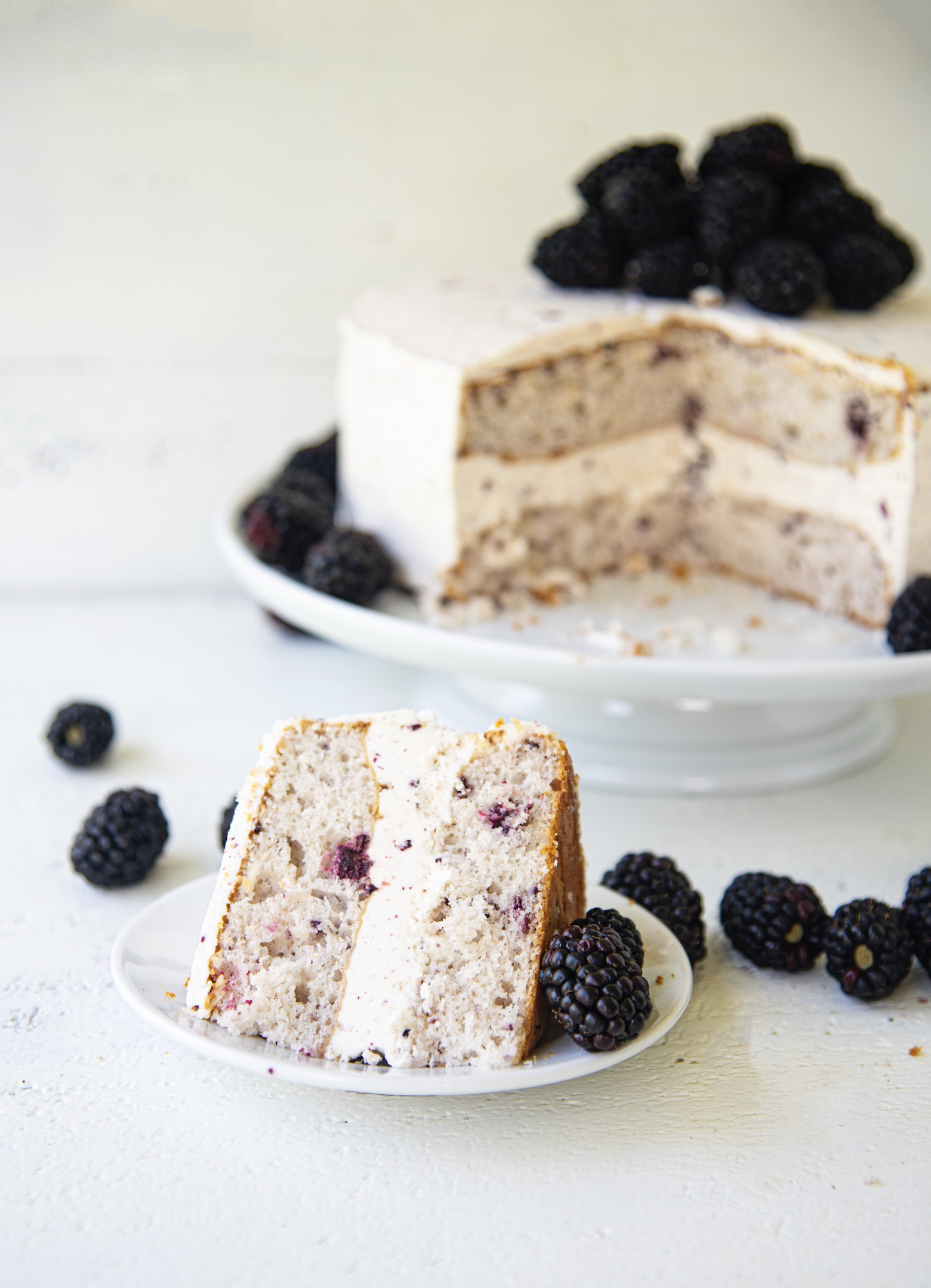 Blackberry Lime Layer Cake