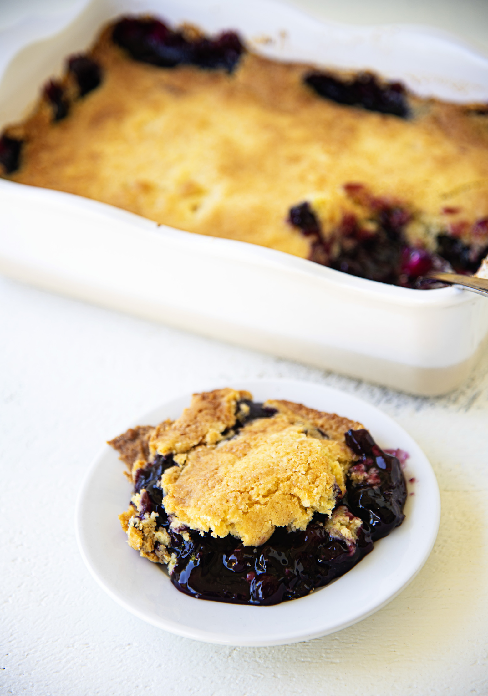 Blueberry Lemon Dump Cake