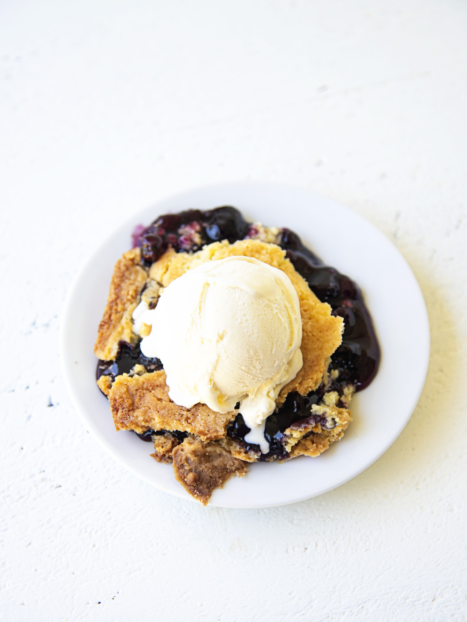 Blueberry Lemon Dump Cake