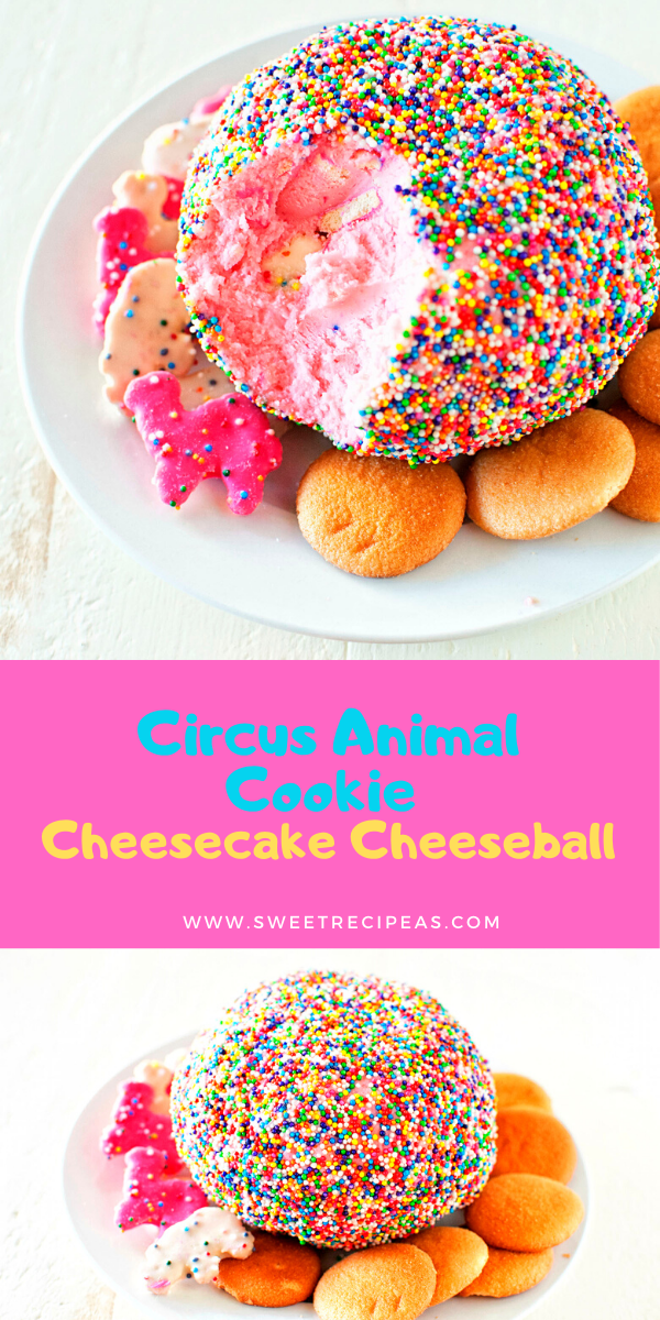 Circus Animal Cookie Cheesecake Cheeseball 