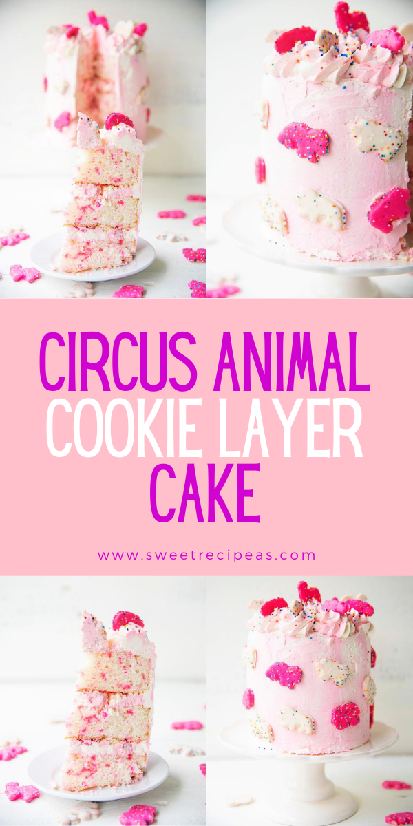 Circus Animal Cookie Layer Cake 