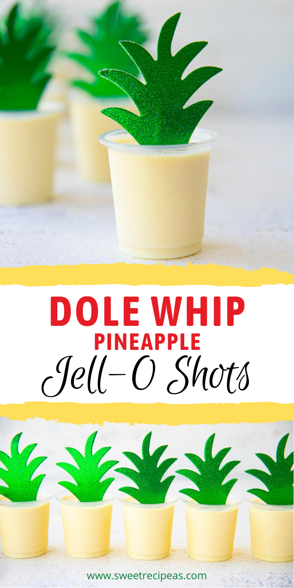 Dole Whip Pineapple Jell-O Shots