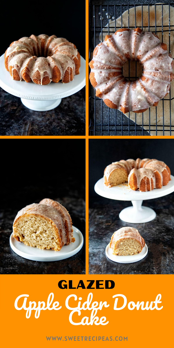 Glazed Apple Donut Cider Cake
