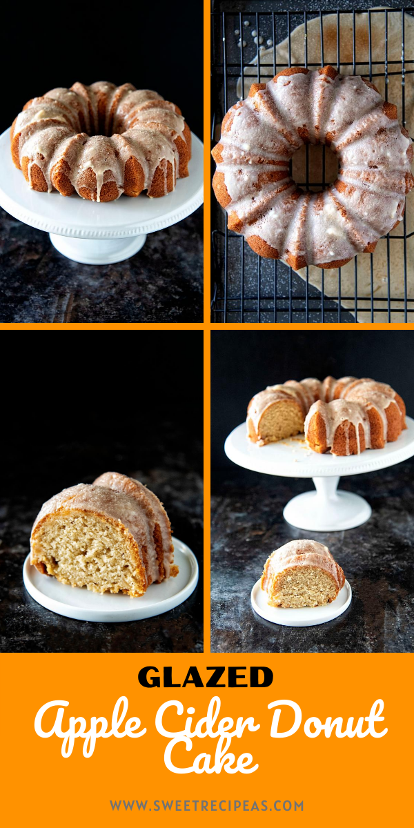 Glazed Apple Donut Cider Cake 