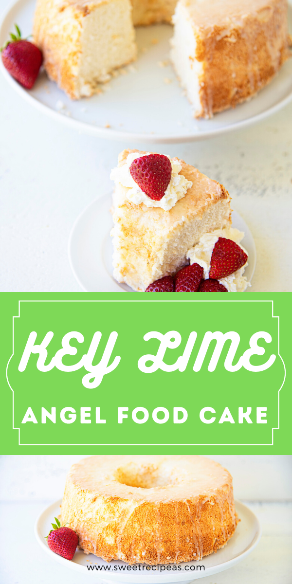 Key Lime Angel Food Cake