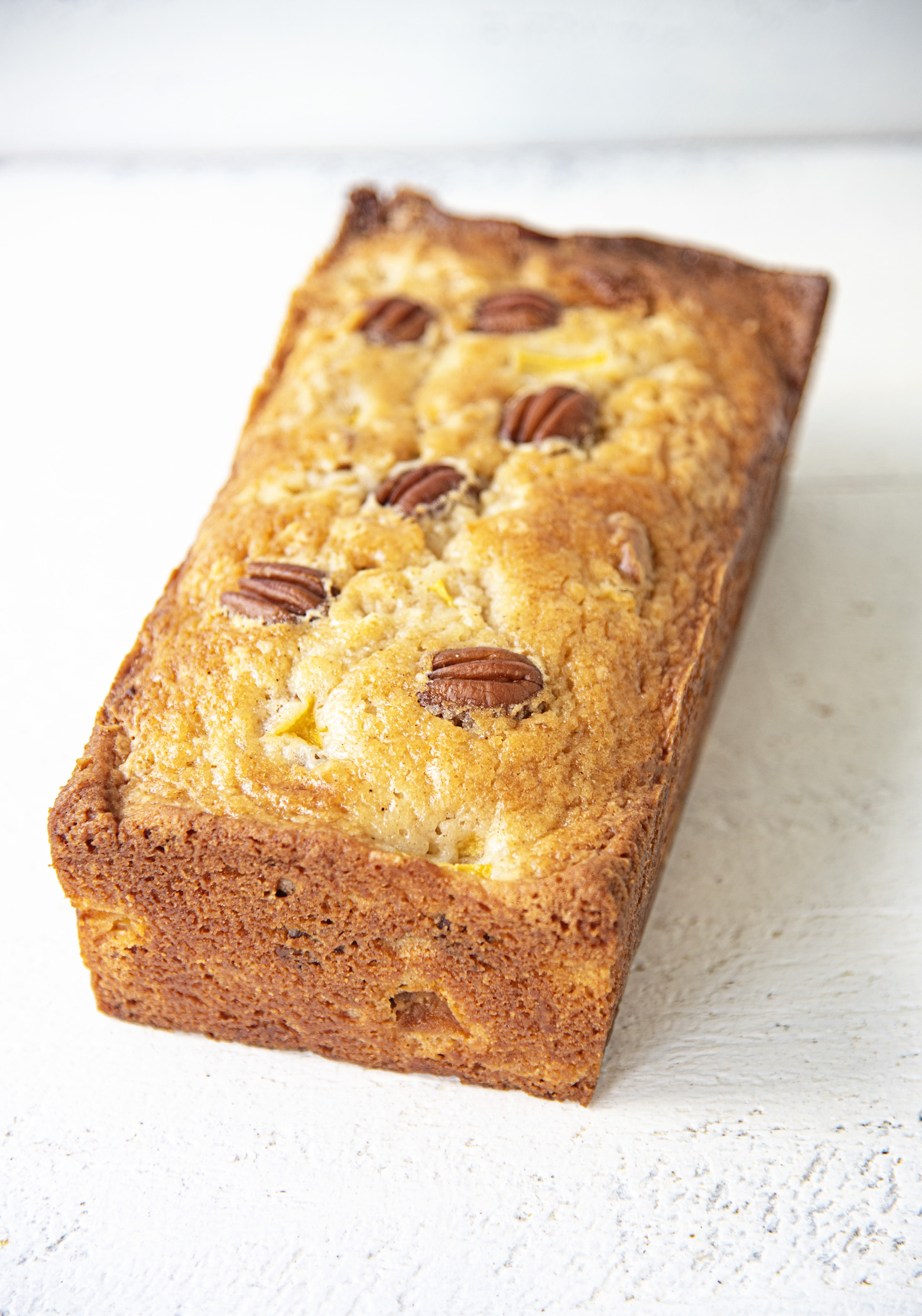 Peach Pecan Spice Quick Bread