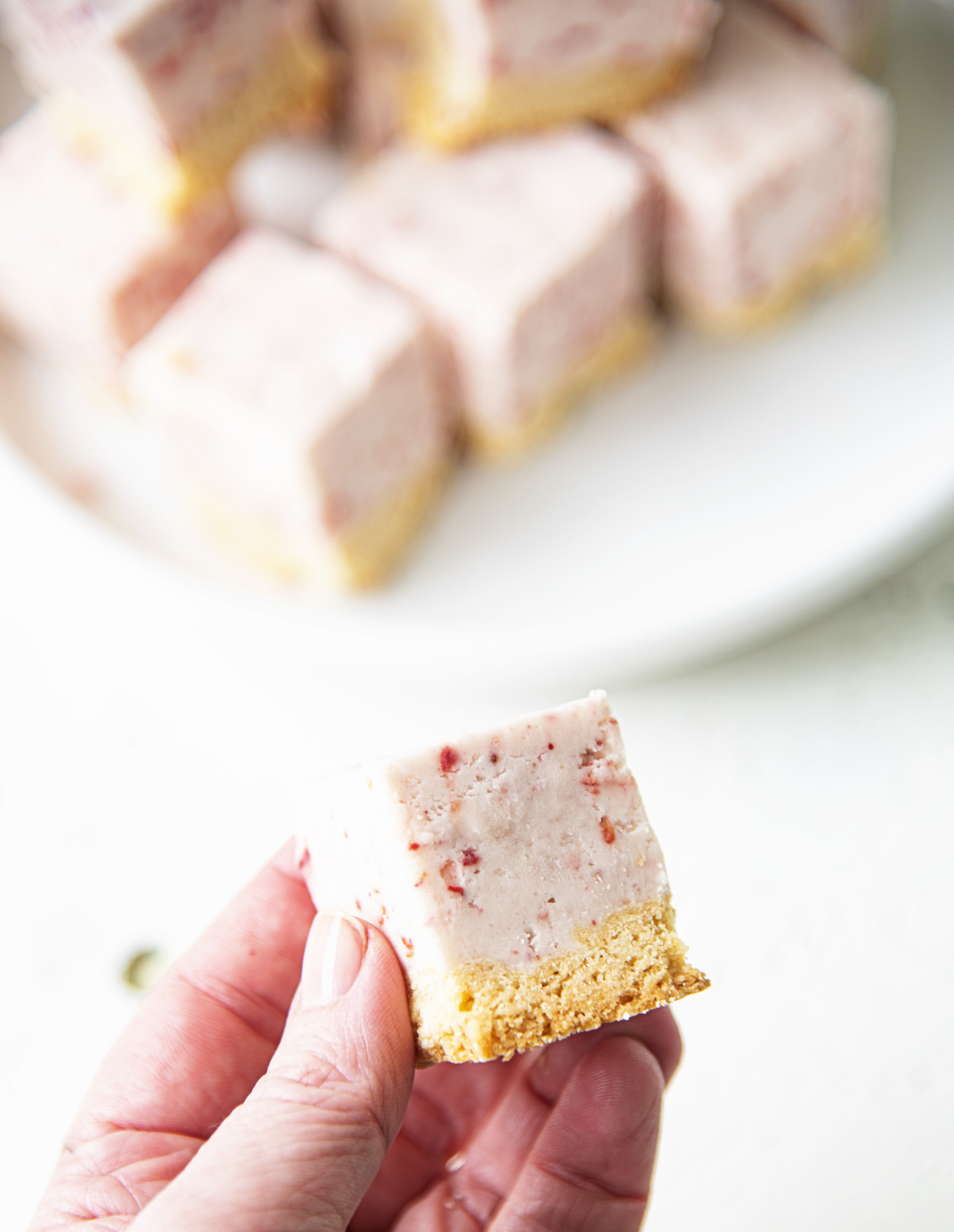 Strawberry Shortcake Fudge 