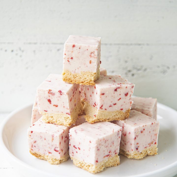 Strawberry Shortcake Fudge 