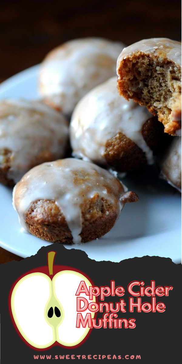 Apple Cider Donut Hole Muffins