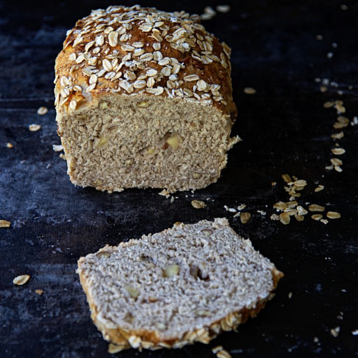 Apple Pecan Oatmeal Bread