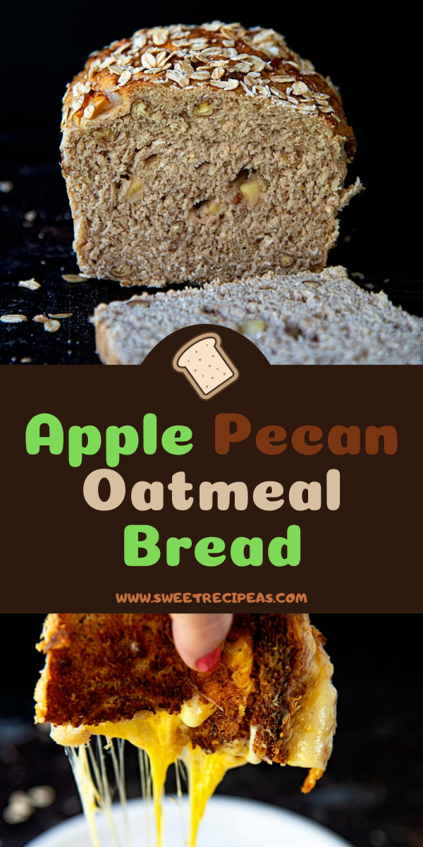 Apple Pecan Oatmeal Bread