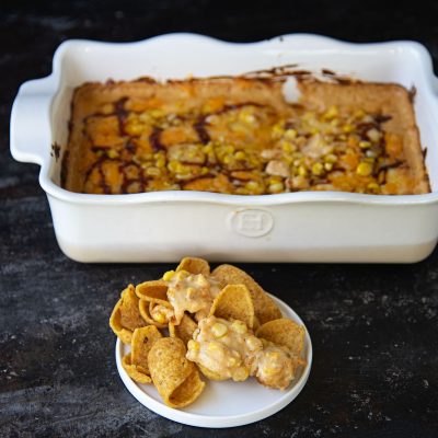 BBQ Ranch Hot Corn Dip