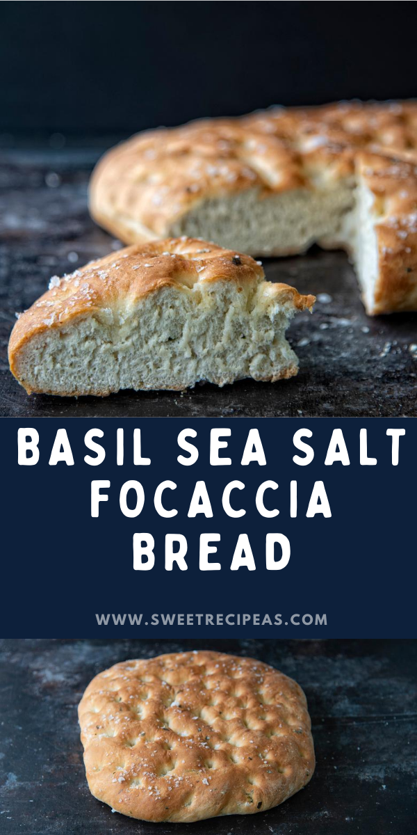 Basil Sea Salt Focaccia Bread