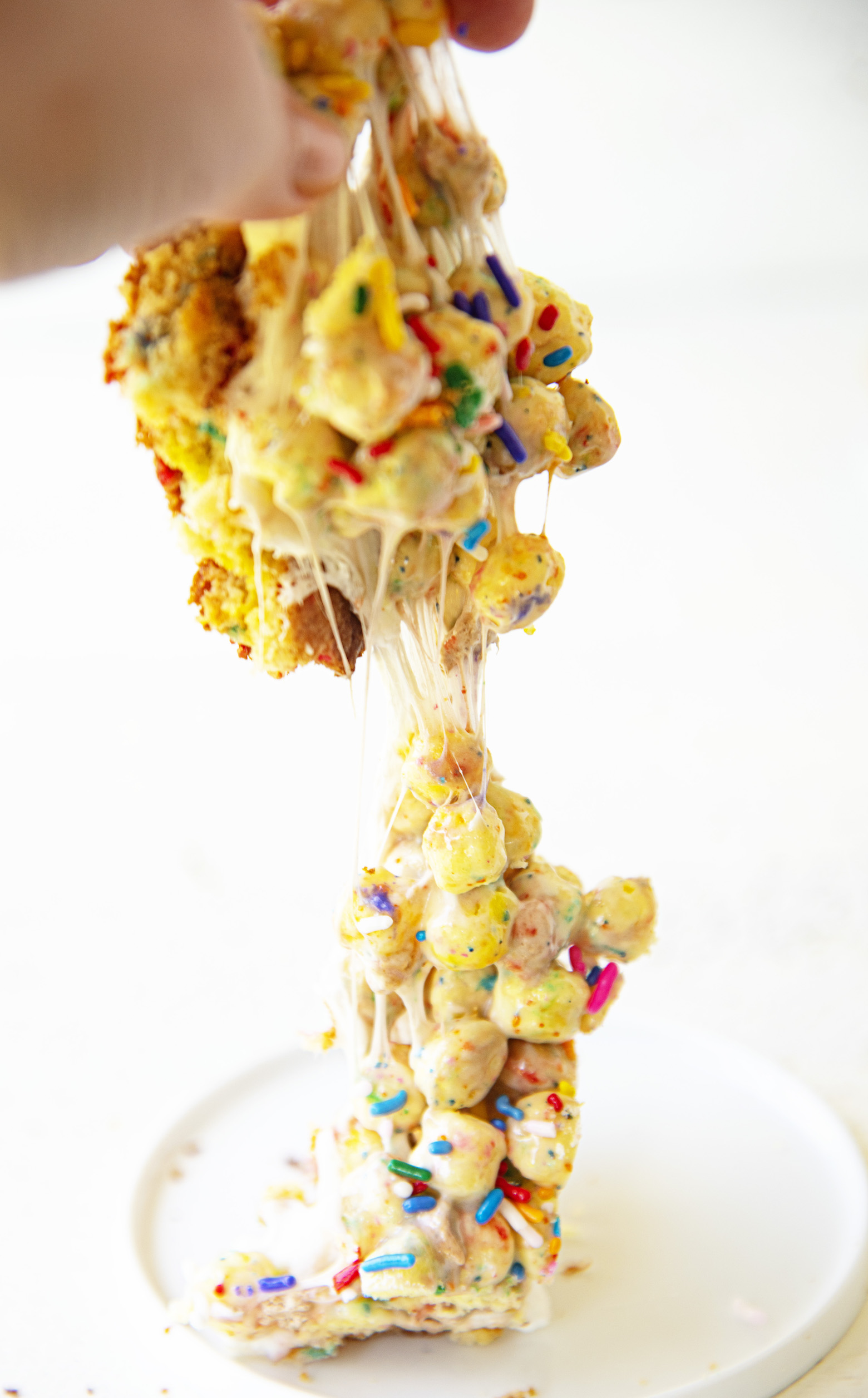 Birthday Cake Batter Cereal Blondies