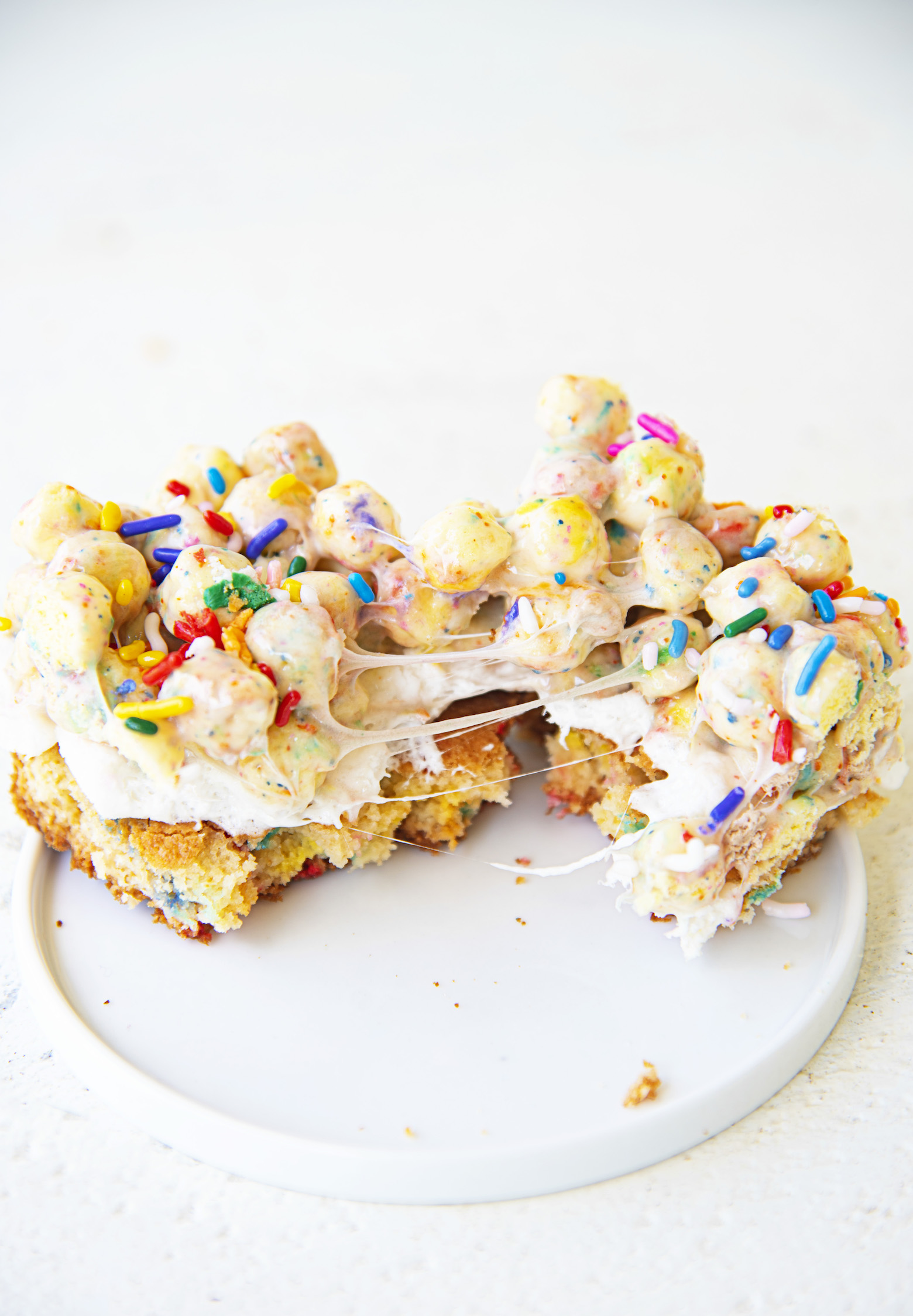 Birthday Cake Batter Cereal Blondies