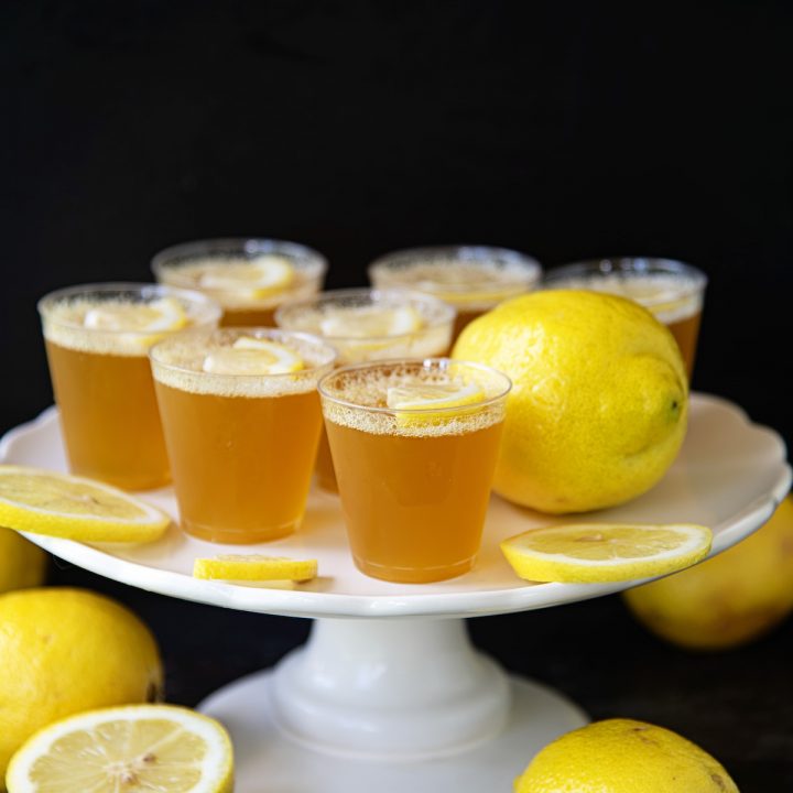 Boozy Arnold Palmer Jelly Shots