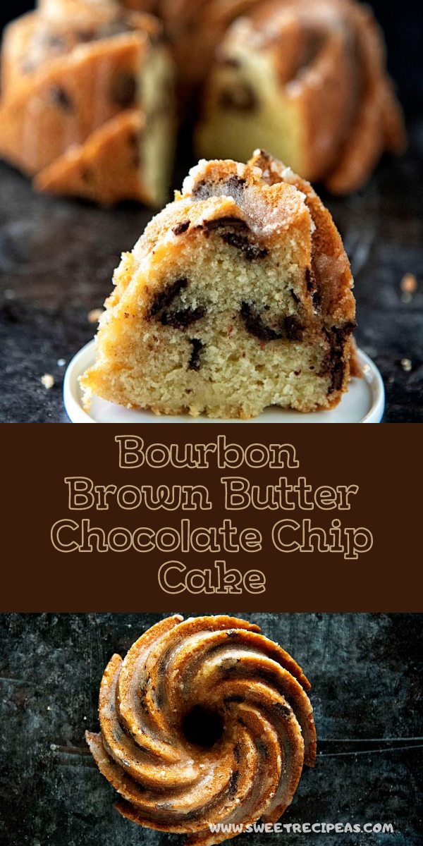 Bourbon Brown Butter Chocolate Chip Cake