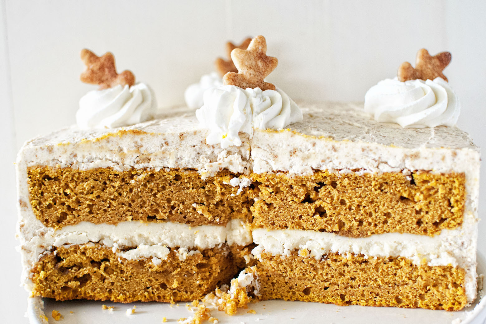 Brown Butter Pumpkin Pie Layer Cake