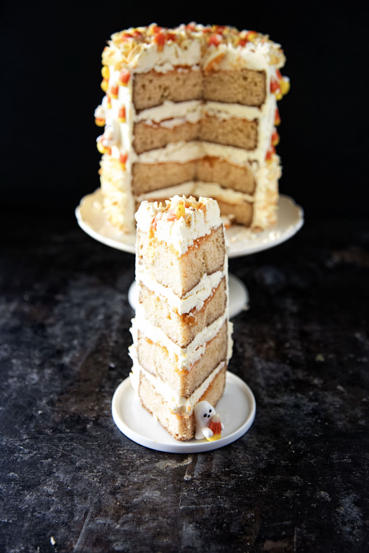 Candy Corn Layer Cake