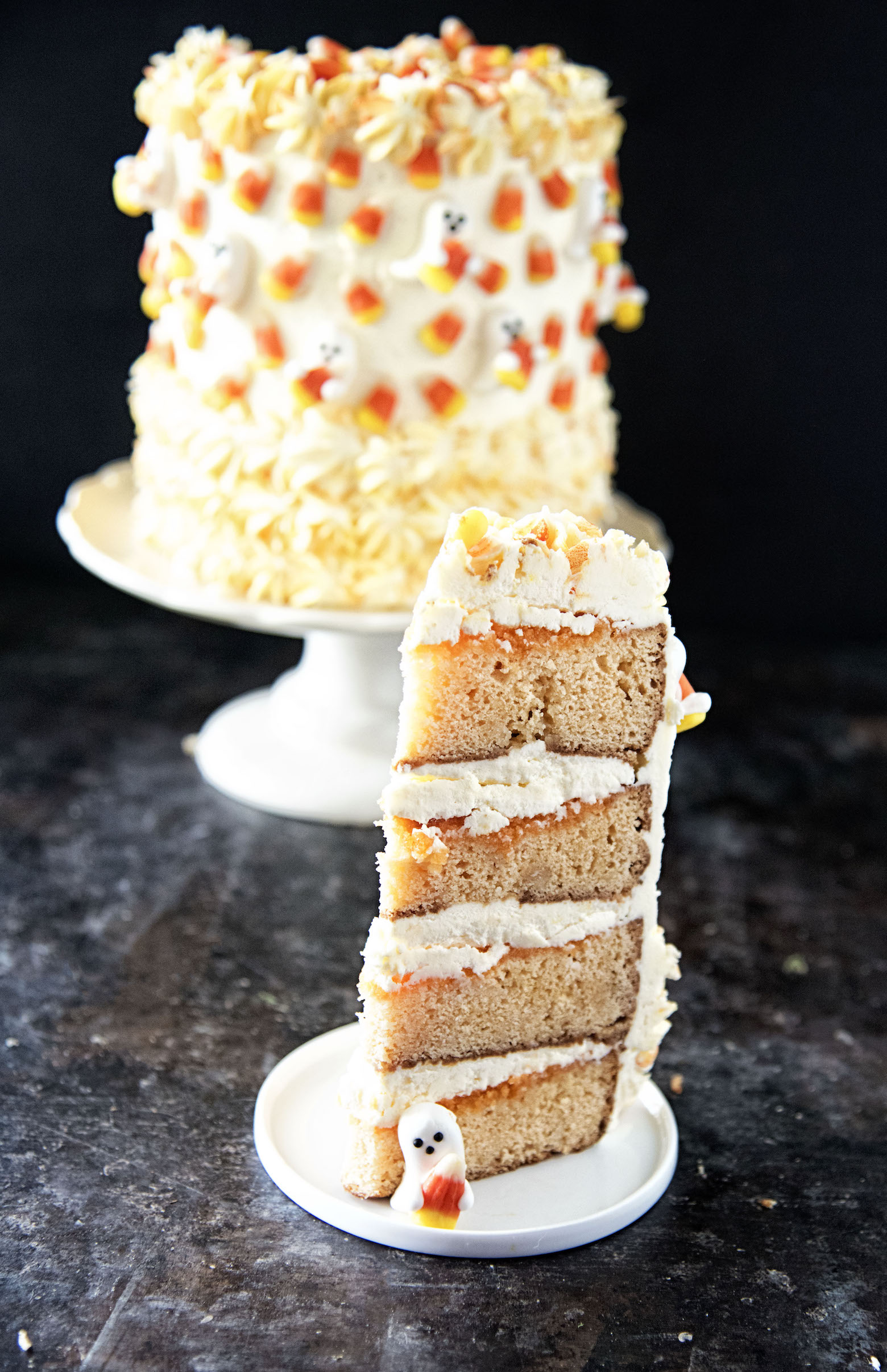 Candy Corn Layer Cake