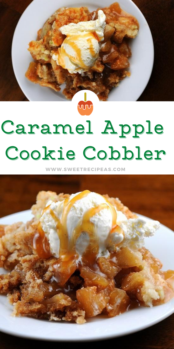 Caramel Apple Cookie Cobbler