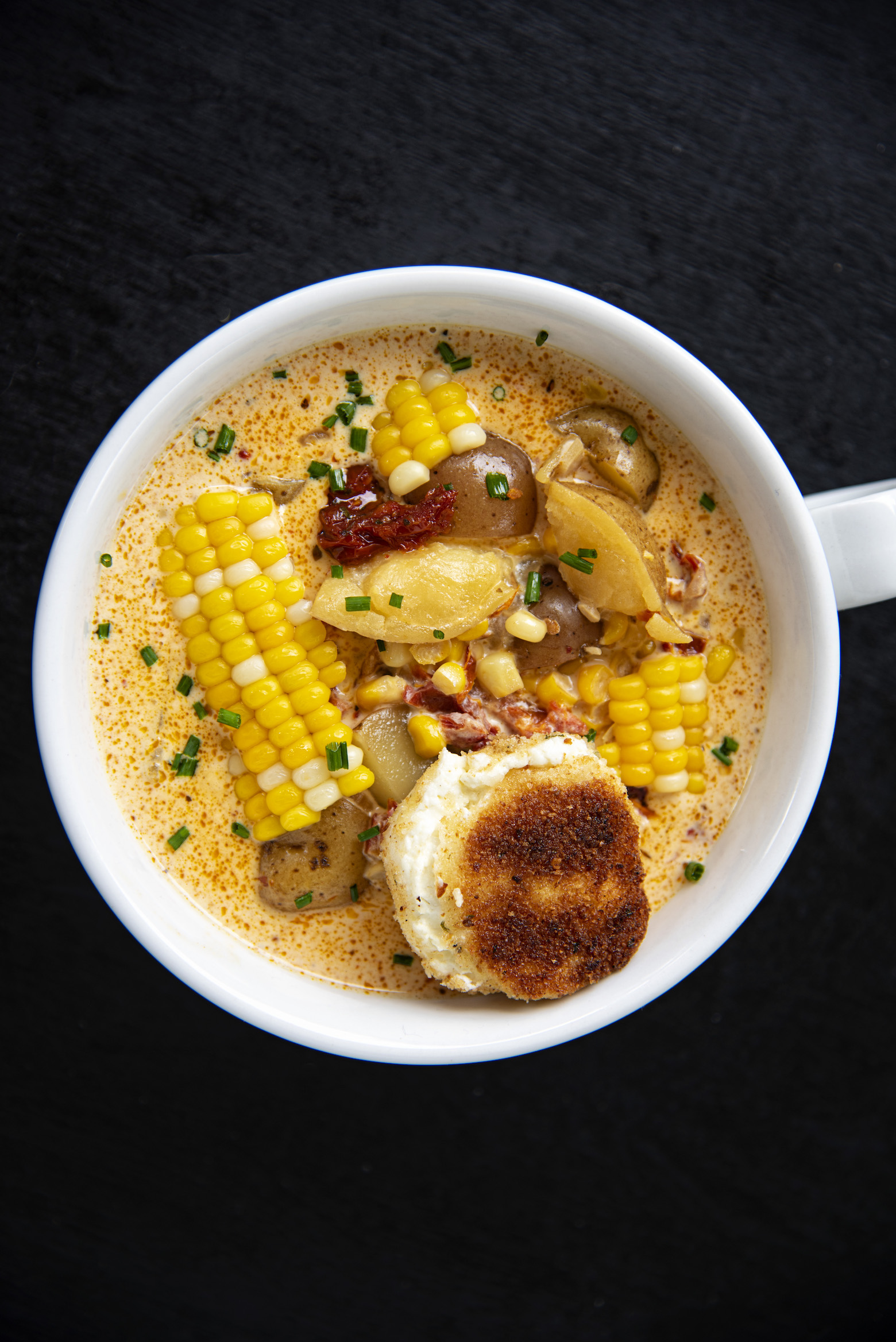 Chipotle Tomato Corn Chowder 