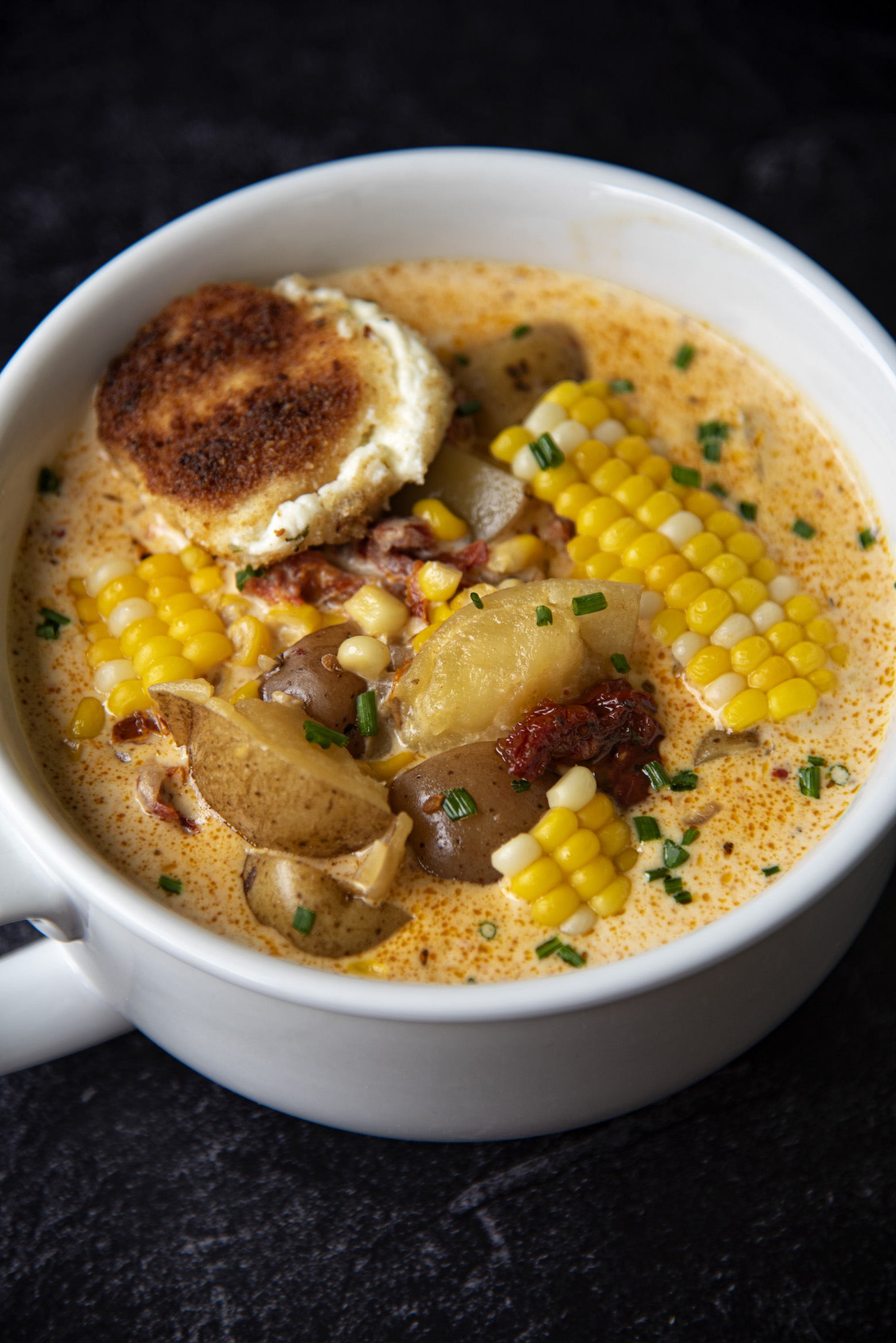 Chipotle Tomato Corn Chowder 