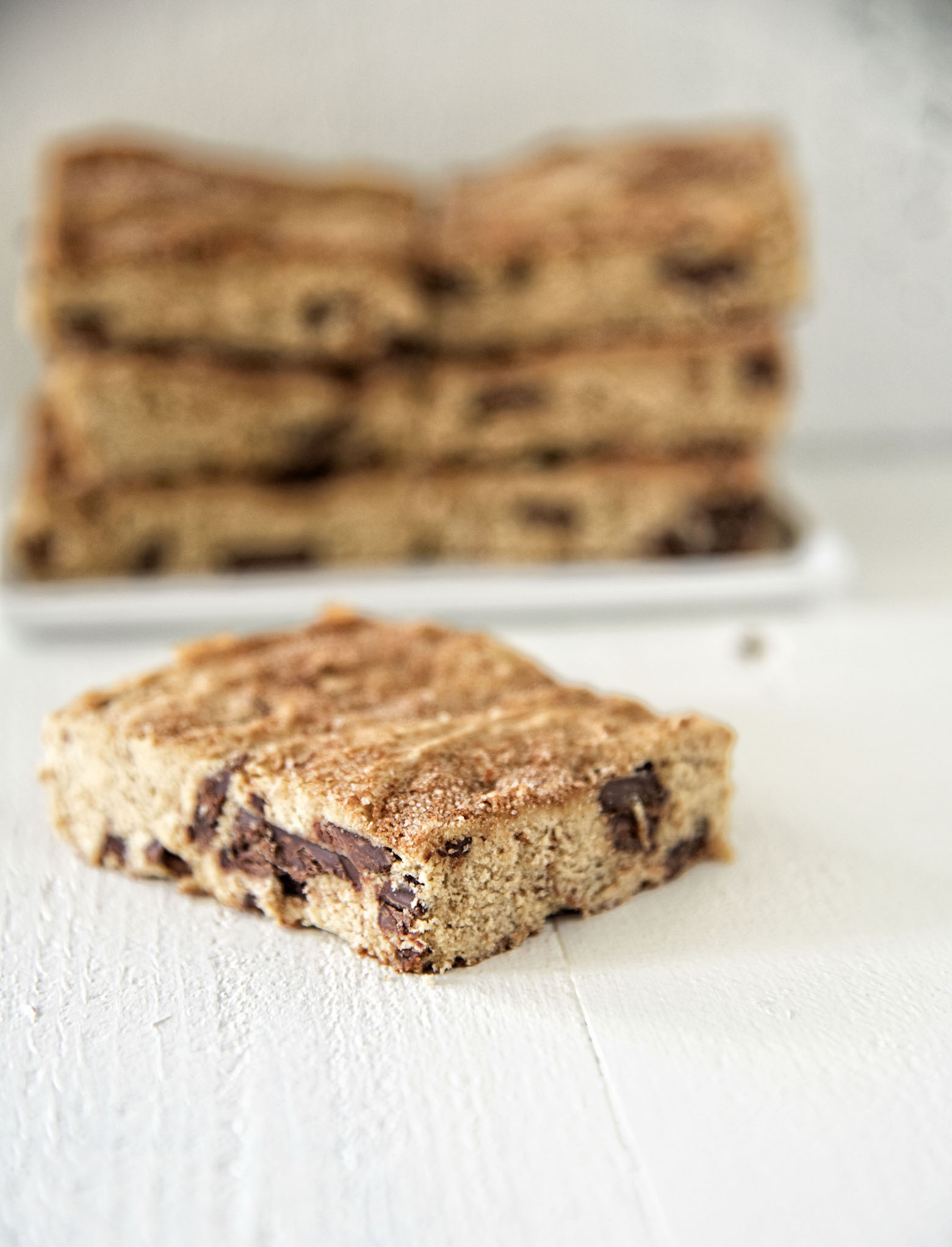 Chocolate Chunk Churro Cookie Bars