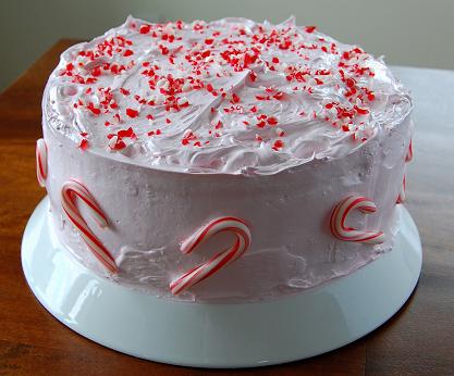 Chocolate Peppermint Stick Marshmallow Fantasy Cake 