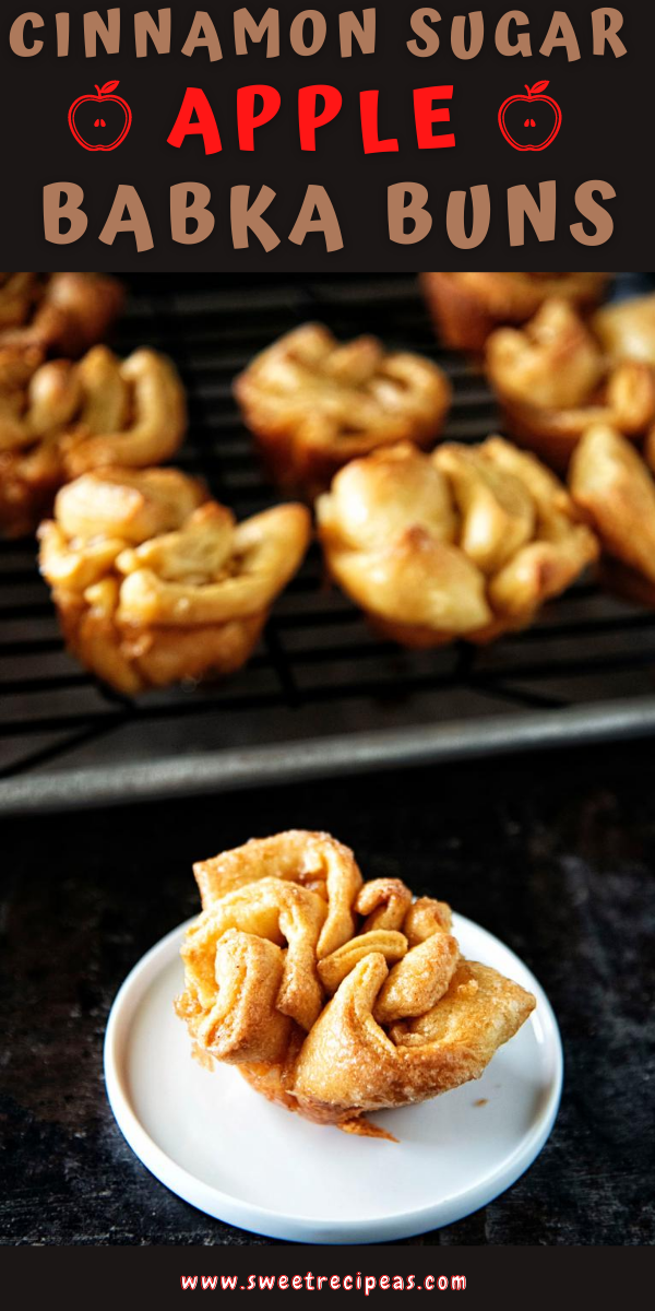 Cinnamon Sugar Apple Babka Buns 