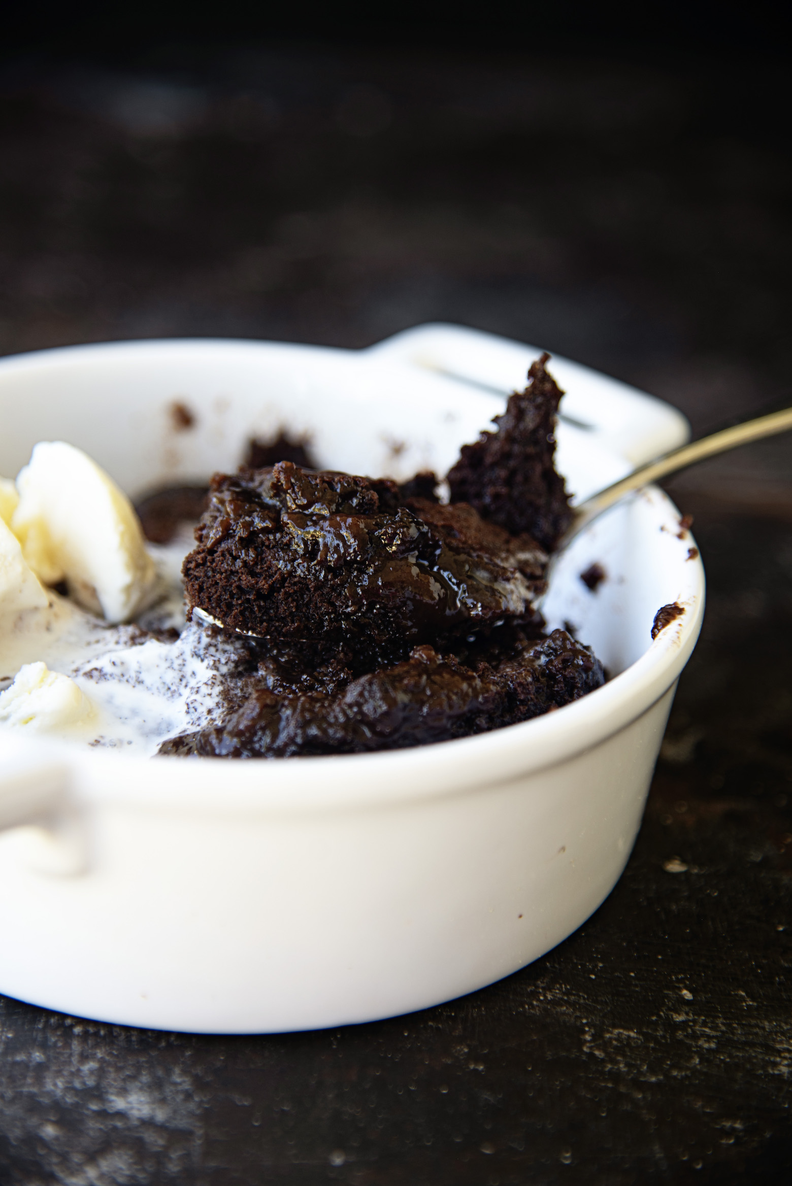 Cream Soda Brownie Pudding Cake 