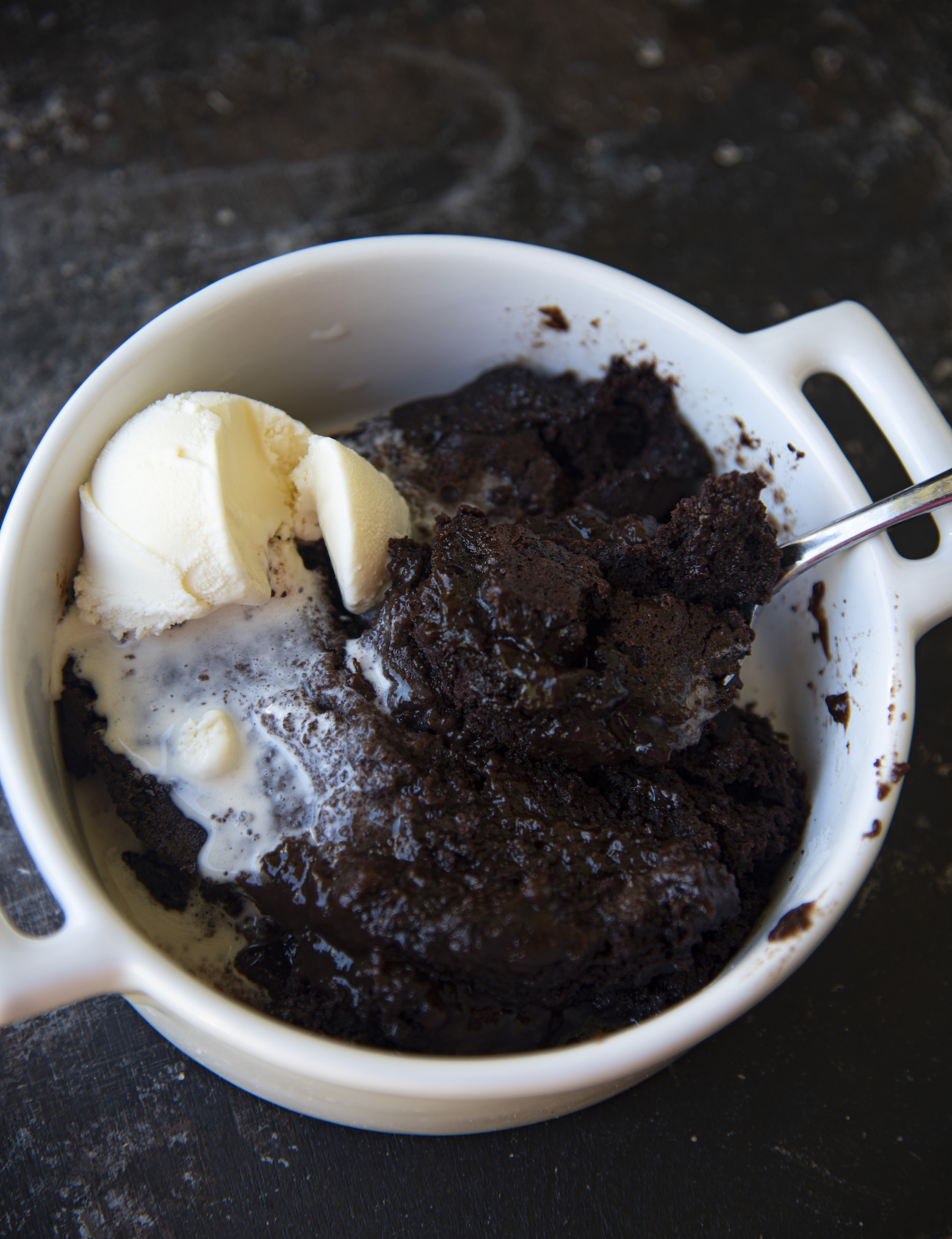 Cream Soda Brownie Pudding Cake 