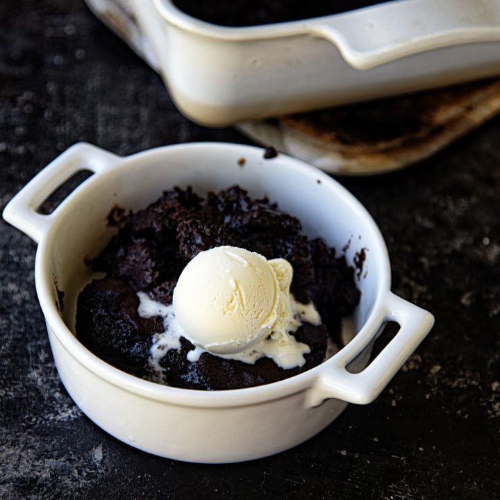 Cream Soda Brownie Pudding Cake 