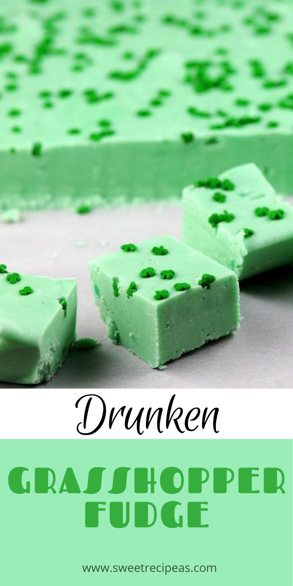 Drunken Grasshopper Fudge