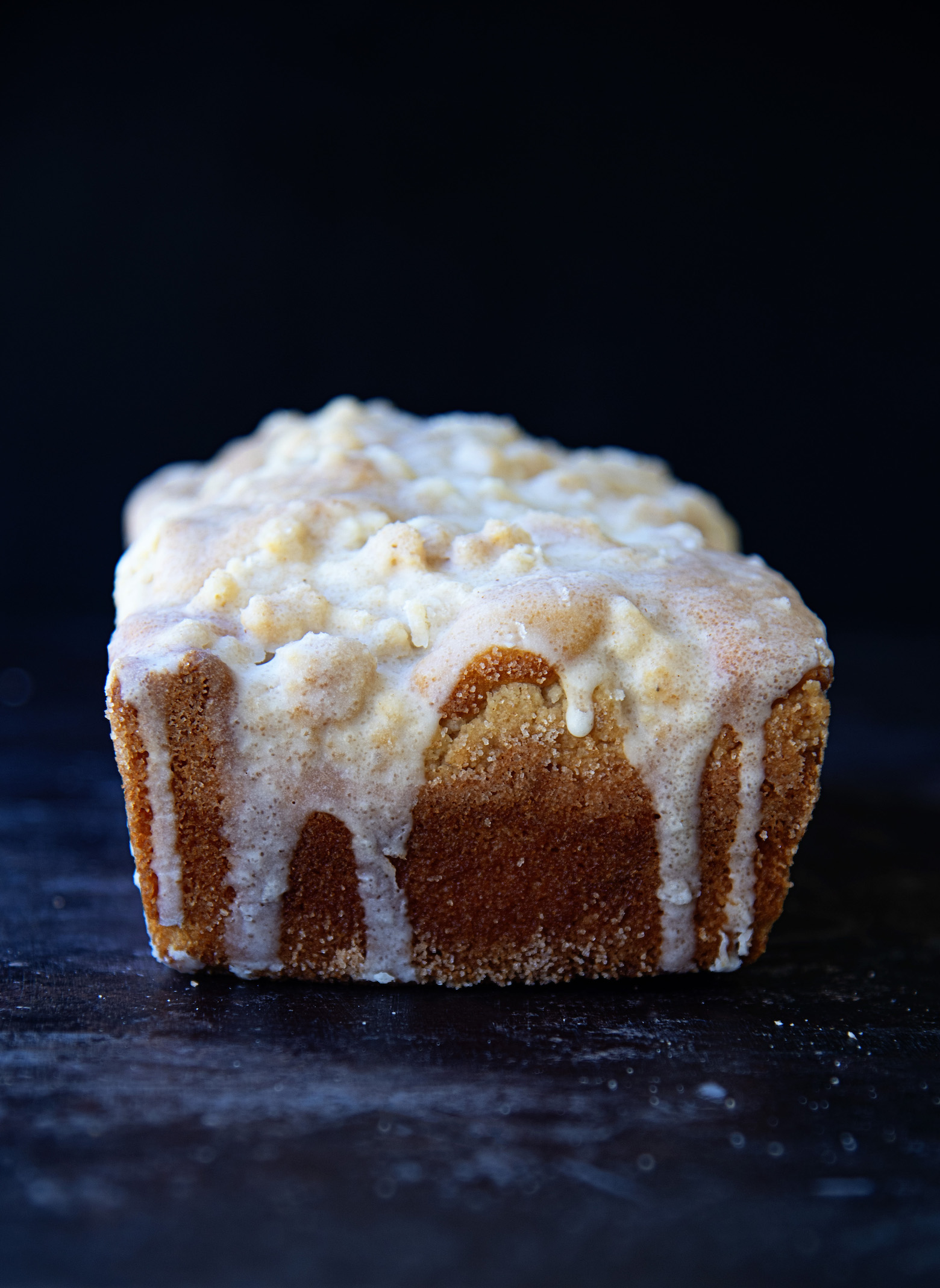 Fireball Glazed Snickerdoodle Crumb Cake