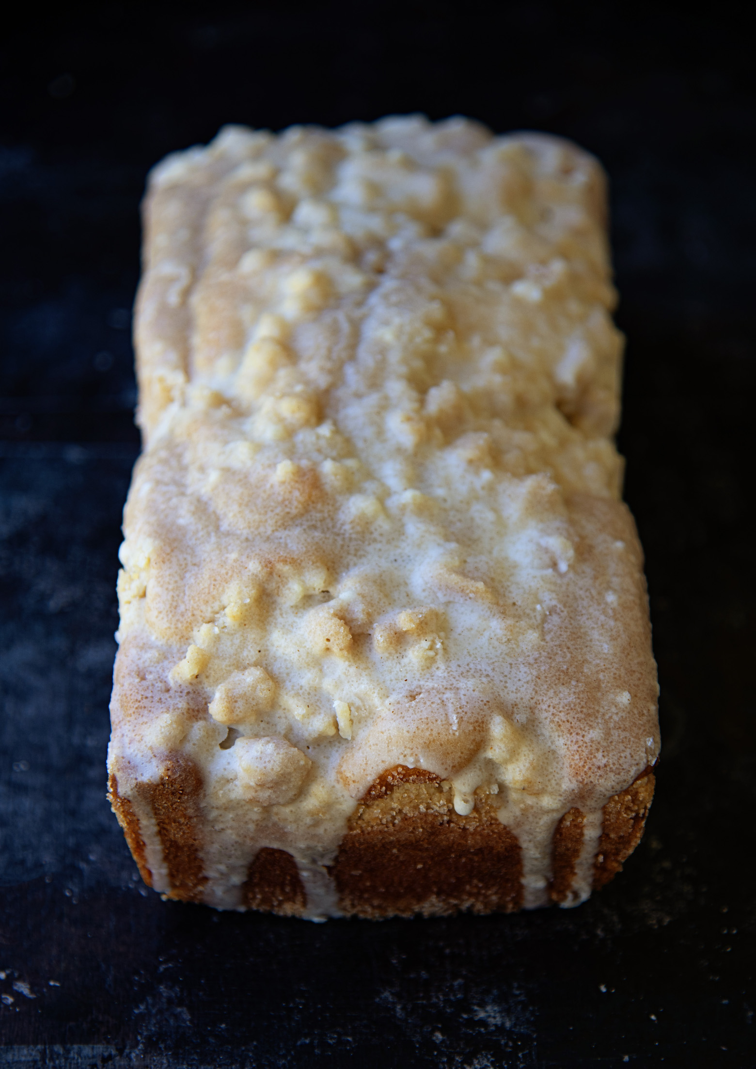 Fireball Glazed Snickerdoodle Crumb Cake