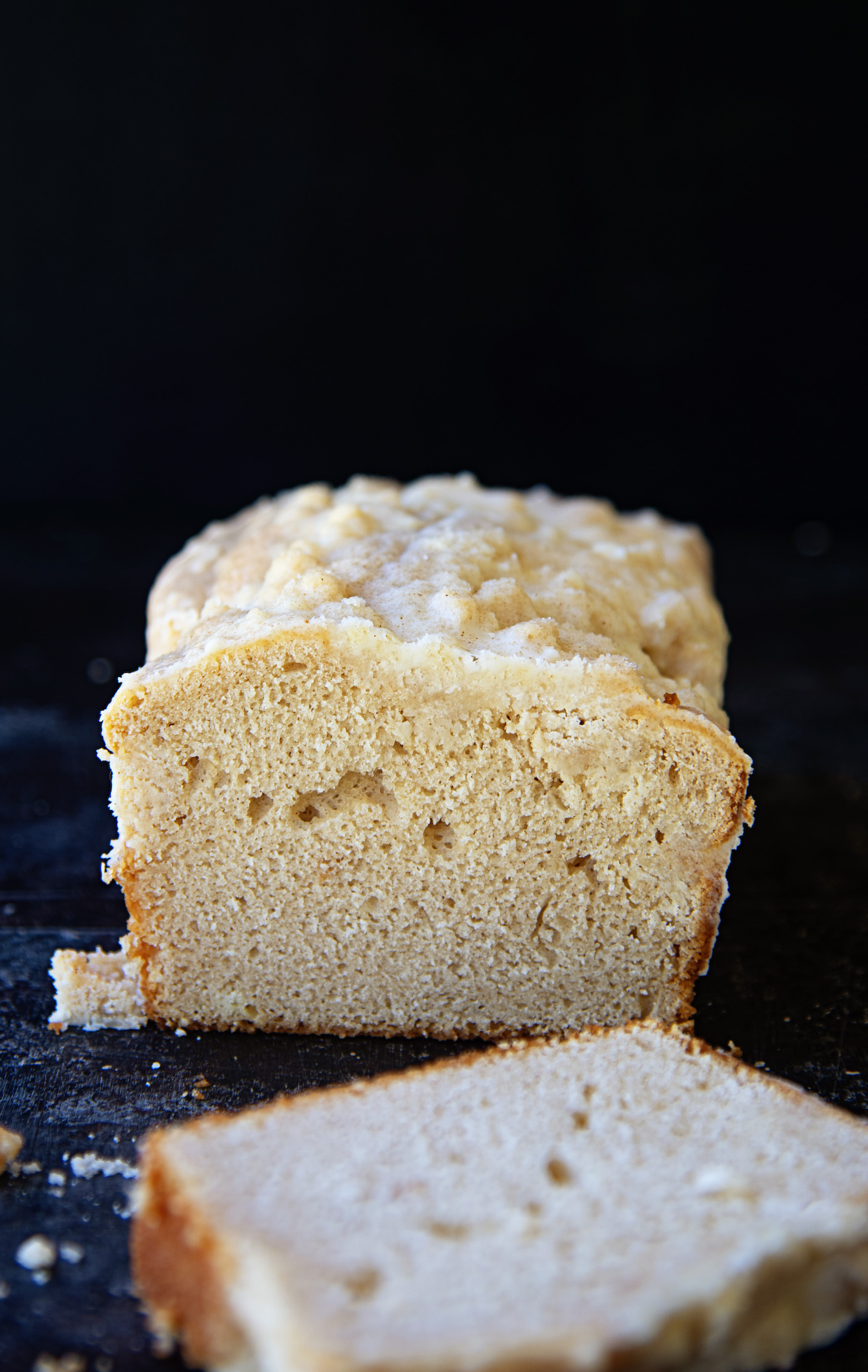 Fireball Glazed Snickerdoodle Crumb Cake