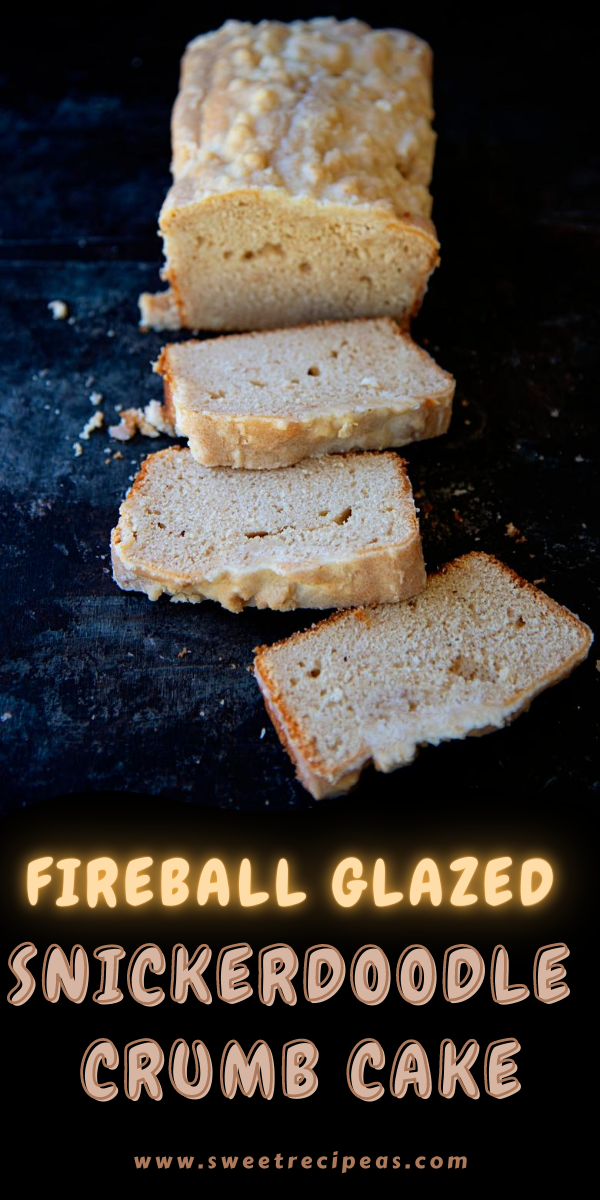 Fireball Glazed Snickerdoodle Crumb Cake