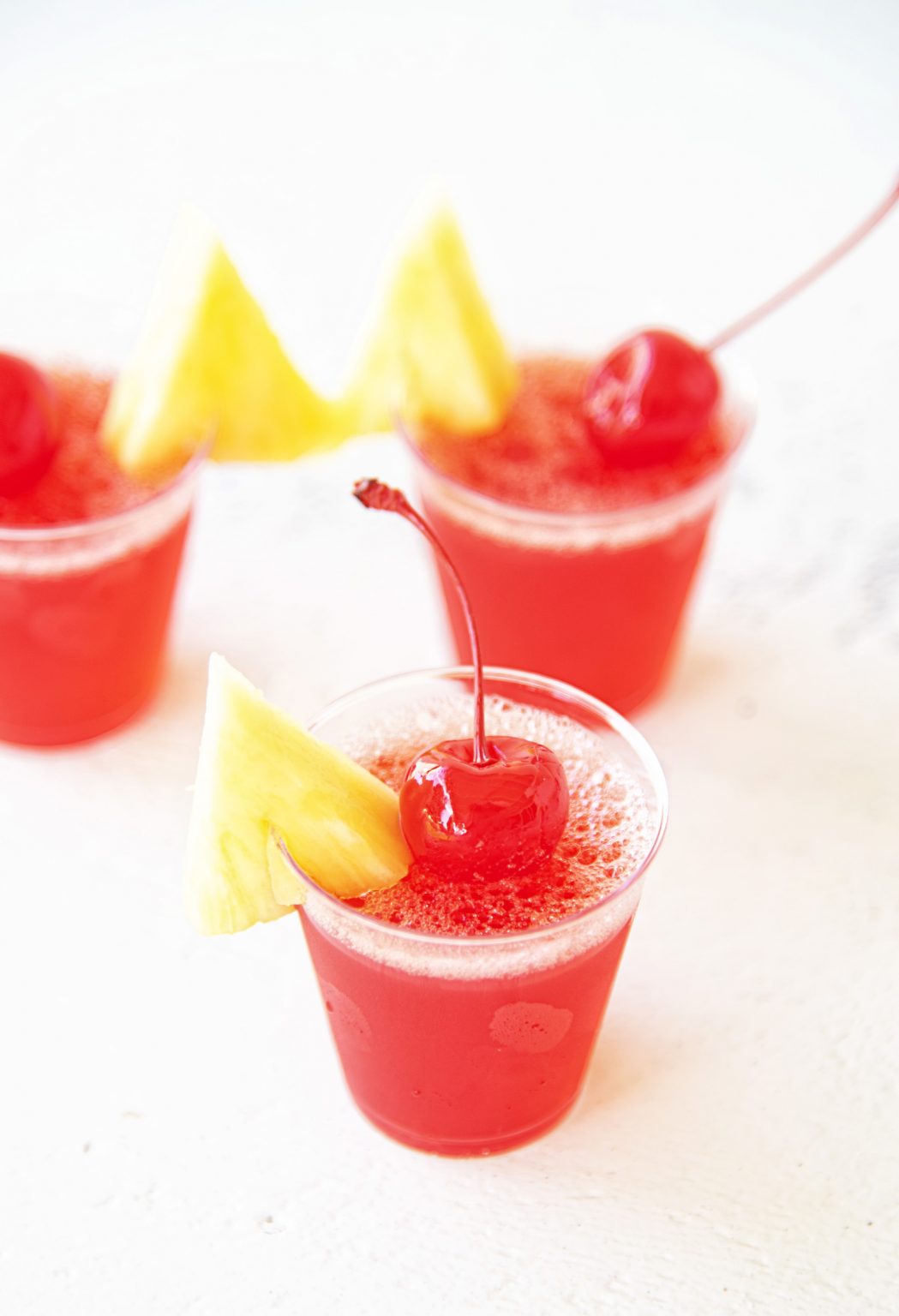 Fruit Punch Moonshine JellO Shots