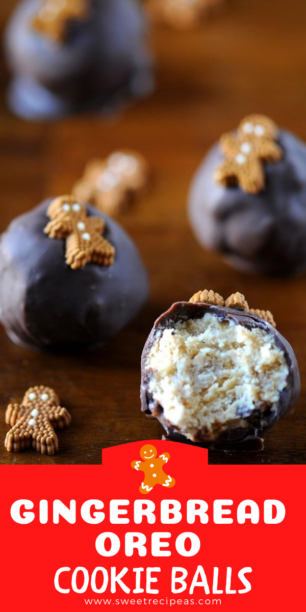 Gingerbread Oreo Cookie Balls