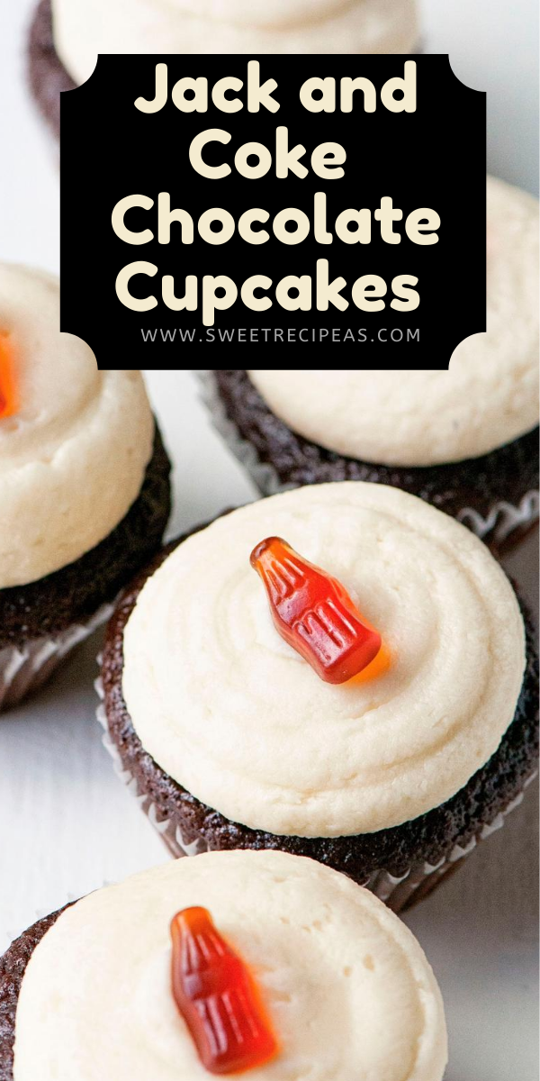 Jack and Coke Chocolate Cupcakes 