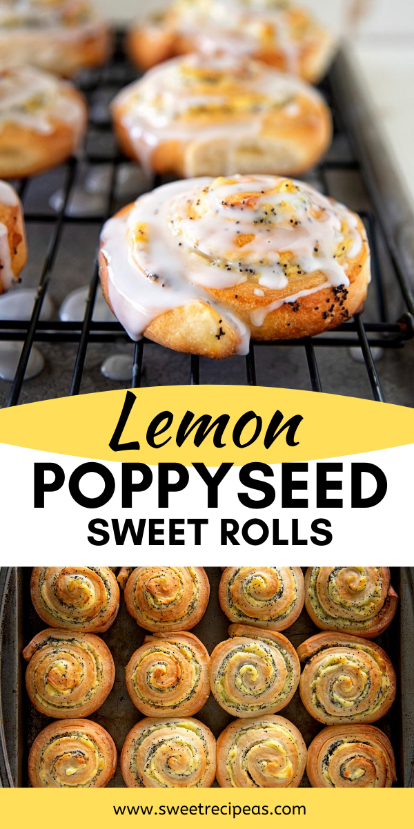 Lemon Poppyseed Sweet Rolls