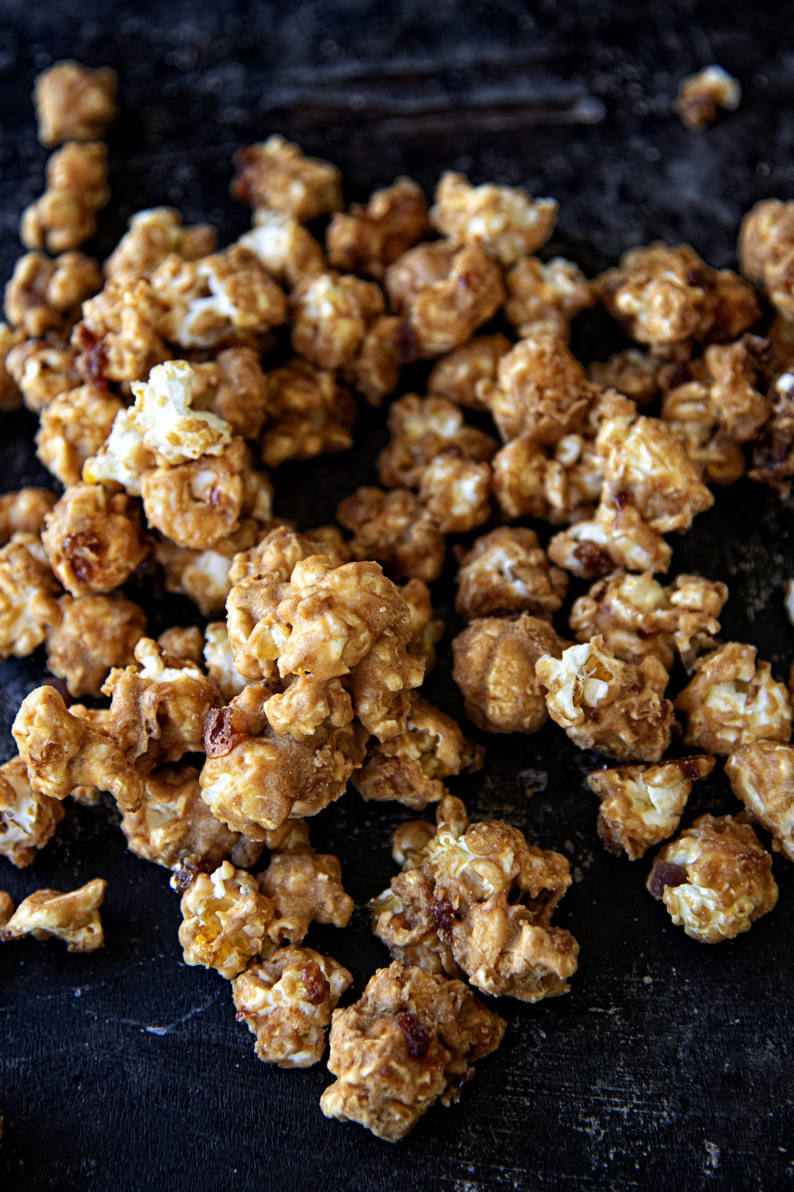 Peanut Butter Jelly Carmel Corn